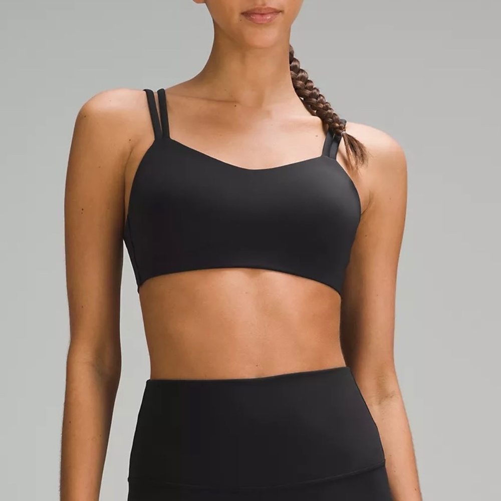 SET (5 Bras) Lululemon Like a Cloud Bra Light Support SIZE 6 - B/C Black & White